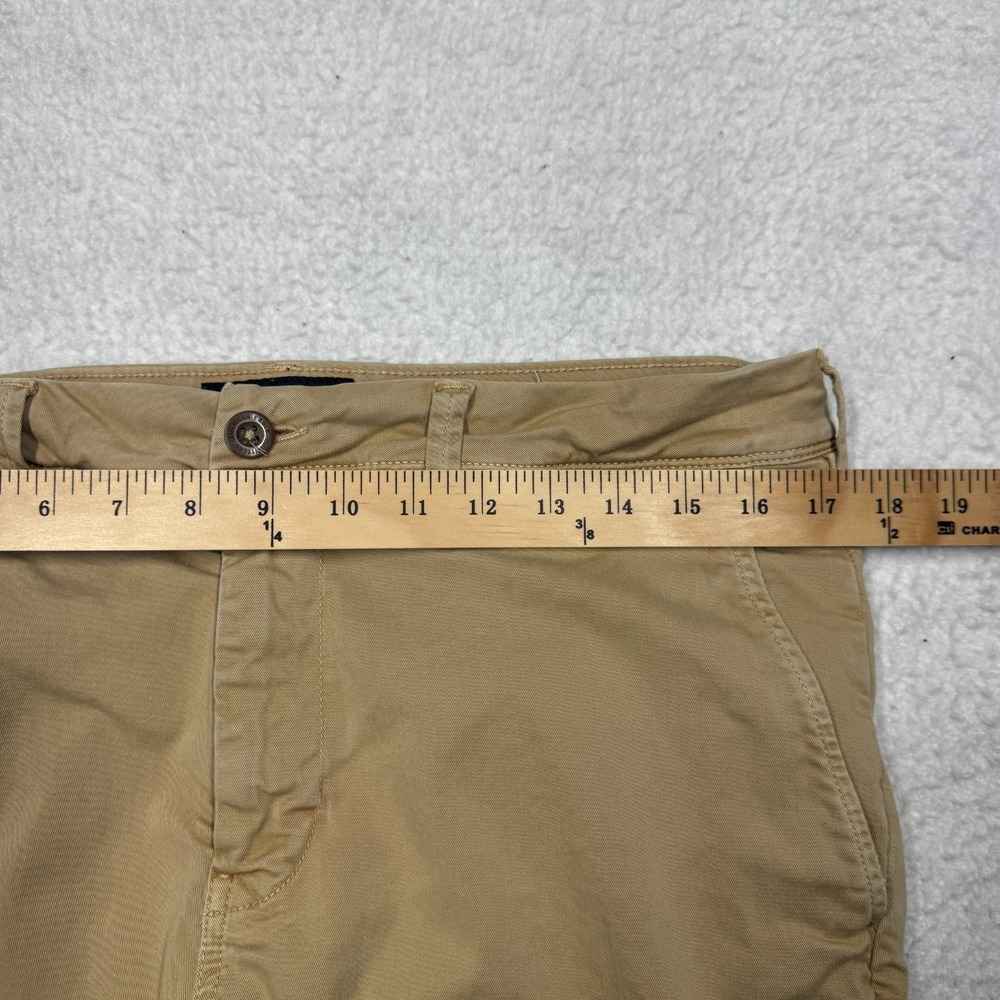 American Eagle Extreme Flex 4 Slim Straight Leg Chino Pants Beige Men's 34x34 - Picture 6 of 14